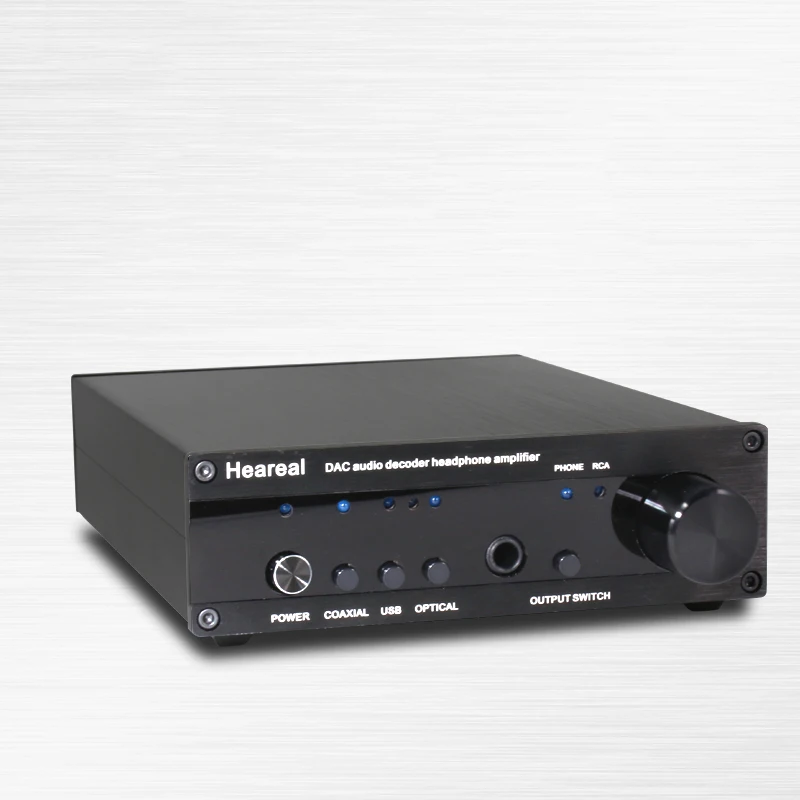 USB волоконный коаксиальный аудио декодер ES9018 Fever DAC amp DSD полный баланс