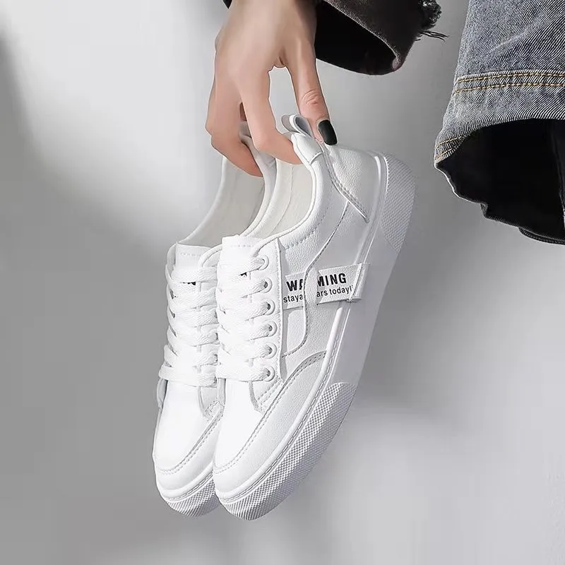 

Women's Sports Shoes Lightweight Breathable Lace-up Running Shoes Flat Casual Shoes Outdoor Non-slip Walking Shoes Single Shoes