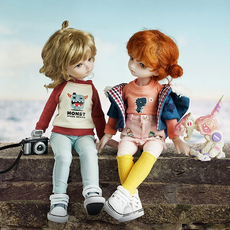 Bjd мяч шарнир подвижное тело милая кукла с макияж и одежда принц принцесса для