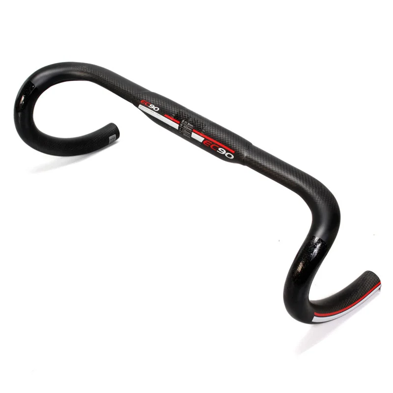 

Full Carbon 3K Matte Road Bike Handlebar Racing Bent Bar curved grooves Drop Handle Bars 31.8*400/420/440mm Bicycle Parts