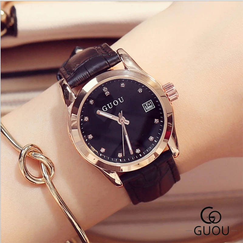 

Montre Femme 2019 HOT Sale Casual Women Watches Leather Band Quartz Watches Ladies Wristwatch Relogios Femininos saat