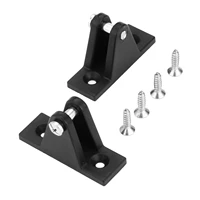 2 pcs nylon boat deck hinges boat bimini top fitting 90 degree deck hinge with removable pin marine hardware rowing boats yachts