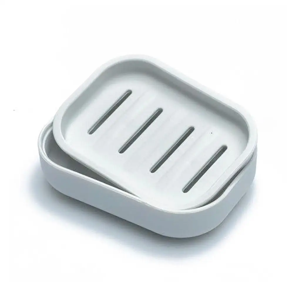 

1PC Soap Dish Plate Case Home Shower Travel Hiking Dispenser Box Accessories Bathroom Soap Container Rack Holder Plastic So C9A9