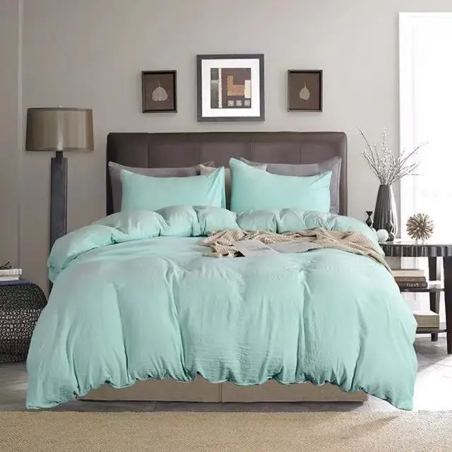 

2/3Pcs/set White Fringed Tassel Duvet Cover Set Polyester Comforter Bedding Set US EU Sizes