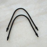 2pcslot m4 black male screw 200mm300mm400mm soft light metal flexible conduit diy metal gooseneck hose serpentine tube