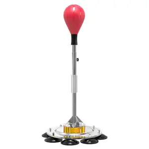 Дыропробивной мешок для бокса, регулируемая высота, свободное положение, 8 мощных присосок, скоростной мяч для бокса