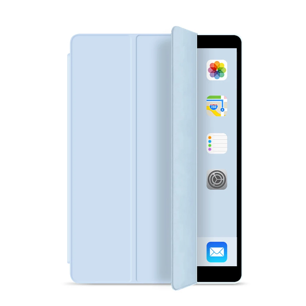 SZEGYCHX Чехол для iPad mini 4 мягкое Силиконовое дно+ PU кожаный смарт-чехол для mini4 A1538 A1550 стенд авто сна Пробуждение крышка