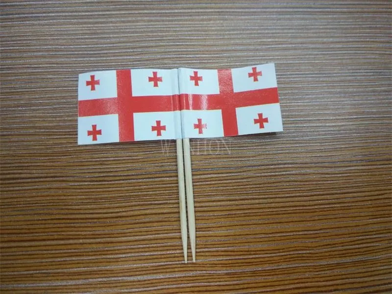 50 шт./упаковка бумажные зубочистки для пищевых продуктов|Флаги баннеры и