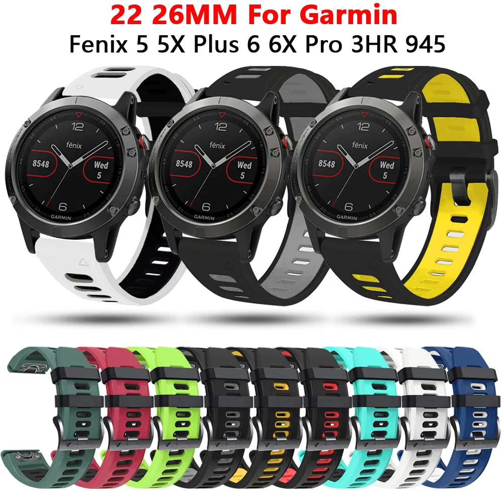 

Ремешок для смарт-часов Garmin Fenix 5 5X Plus 6 6X Pro 3 HR 945 935 Mk1