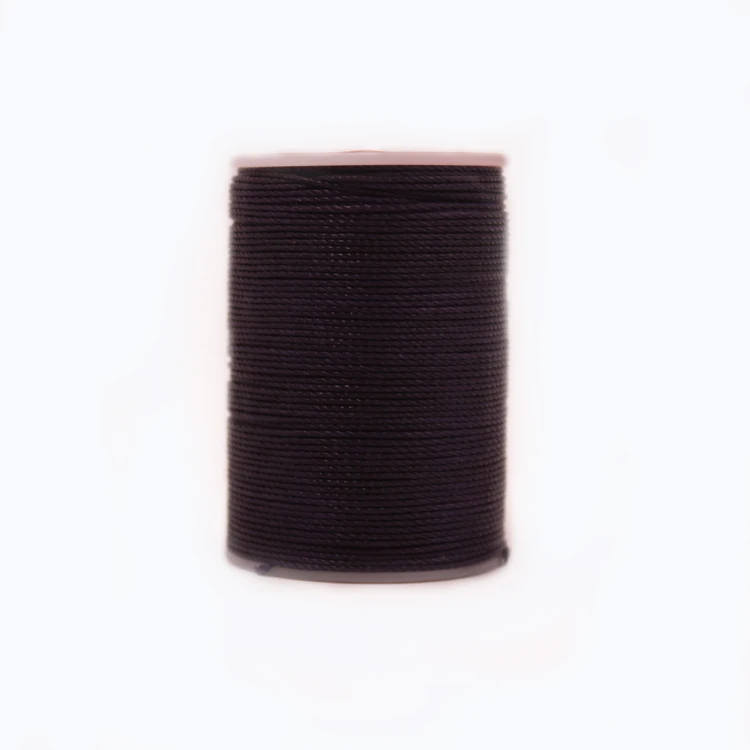 S073 dark purple Распродажа DIY диаметр 0,55 мм кожаная круглая Вощеная швейная нить ручная прошитая полиэфирная круглая Вощеная цветная нить 40 цветов - Цвет: S073 dark purple