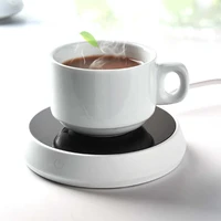 thermostatic cup warmer home office mug warmer for milk tea water coffee waterproof touch control electric cup heating pad
