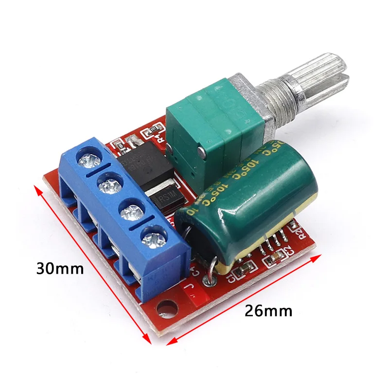 Устройство управления скоростью генератора постоянный ток 1 8 В-35 В 2 А 5 30 Вт 90 20