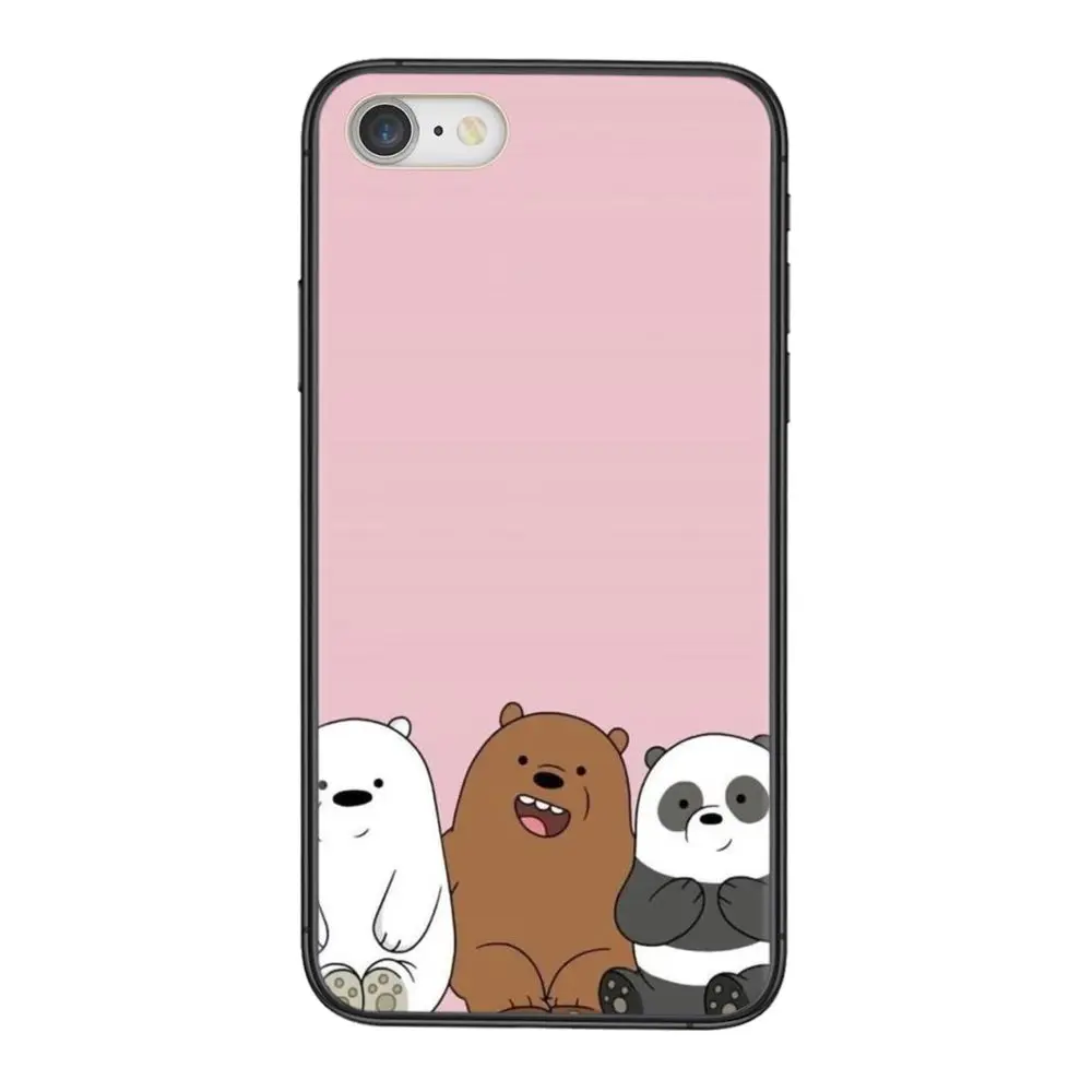 Тонкий чехол для сотового телефона Bear очень дешевый Galaxy S30 S21 S20 Fe S10 S10E S9 S8 S7 S6 Edge Lite