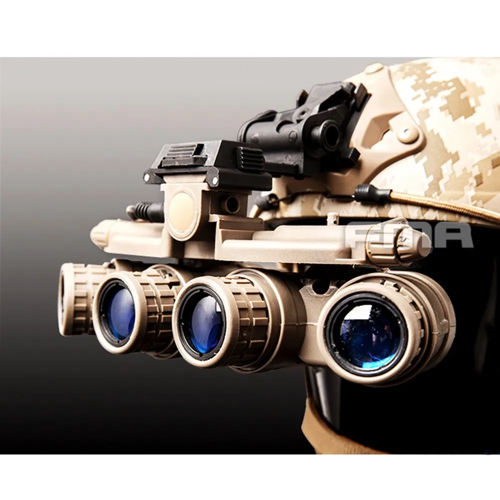 

FMA охотничий шлем модель GPNVG 18 NVG четырехглазное ночное видение NVG Dymmy охотничья модель ночного видения черная/желтая охотничья часть