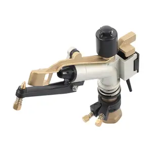 1-дюймовыечистые этикетки пробки внутреннюю резьбу цинковый сплав спринклера пистолет большой диапазон покрытия длинный выстрел водяной пистолет сельскохозяйственных угодий поле горизонтальный разбрызгиватель