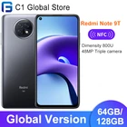 Смартфон Xiaomi Redmi Note 9T 5G, 4 Гб ОЗУ 64 Гб128 Гб ПЗУ, экран 800U, две SIM-карты 5G дюйма, аккумулятор 5000 мАч, NFC, глобальная версия