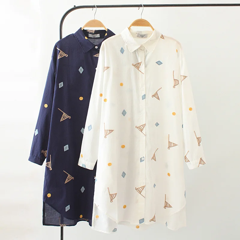 Осенняя женская рубашка с цветными флагами топы женские блузки длинным рукавом