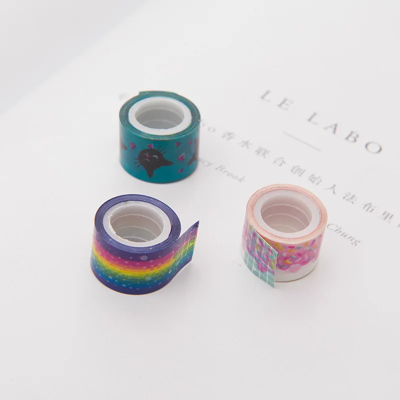 

3pcs/lot Cute Mini Cartoon Diy Decoration Tape