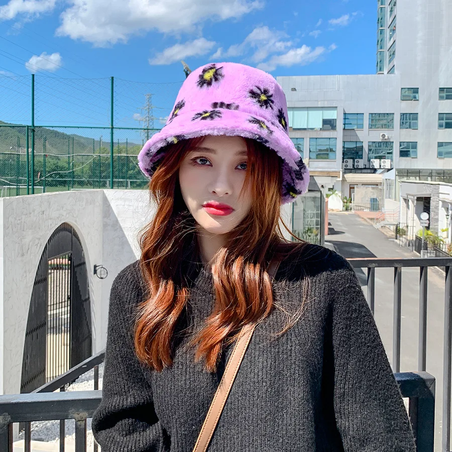 Осень из искусственного меха Дейзи леопардовые женские зимние Шляпы теплая