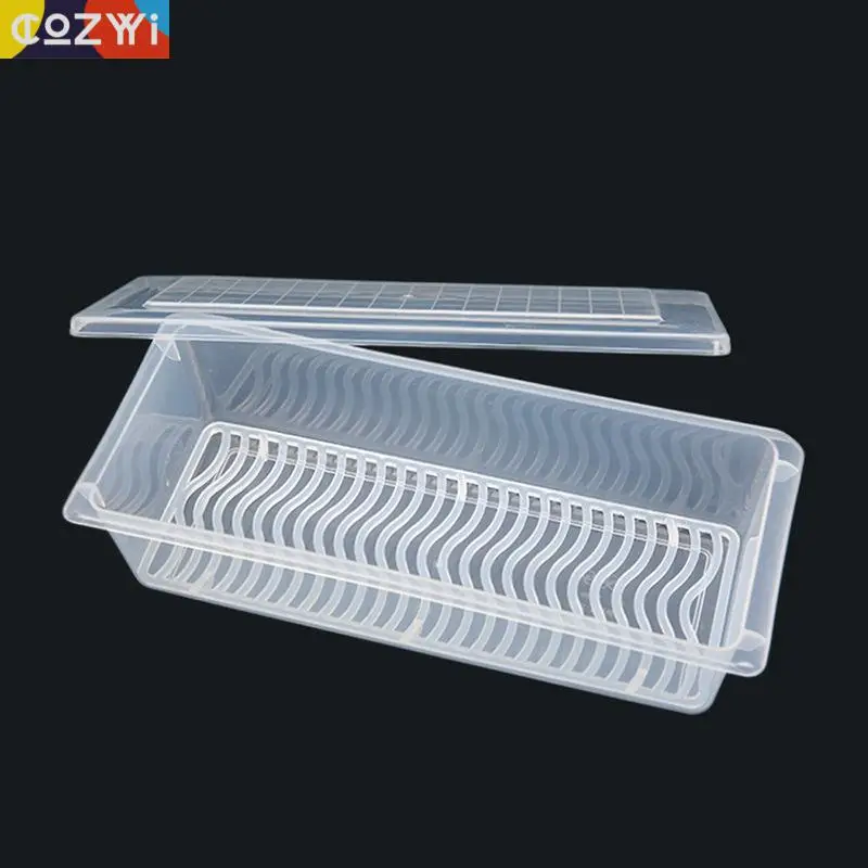 Кухонный Контейнер для хранения прозрачный контейнер еды с подкручивающейся