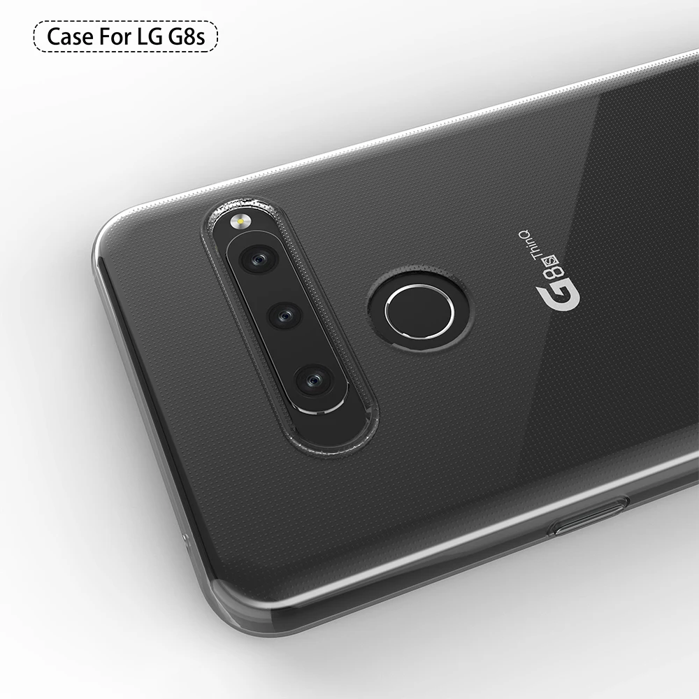 Мягкий ТПУ чехол для LG G8 G8S G8X V50 тонкий Чехол прозрачный s силиконовый задняя