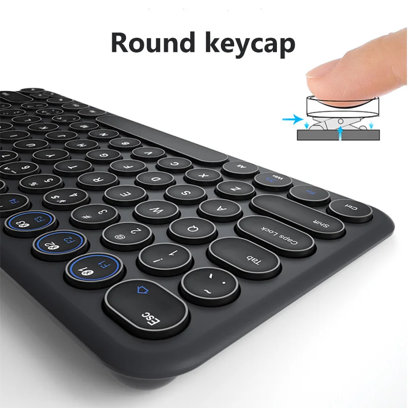 wireless bluetooth compatible keyboard silent gaming keyboard for macbook iphone ipad keyboard tablet pc gamer computer keyboard free global shipping