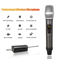 wireless microphone uhf handheld microphone with receiver display m 3 speech loudspeaker for karaoke performance