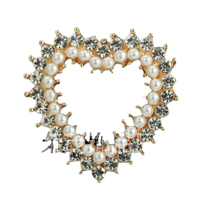 

10 Pcs Pearl Love Jewelry Charms Diy Earrings Alloy Accessories Diy Necklace Headwear Mobile Phone Case Diy Jewelry Accessories