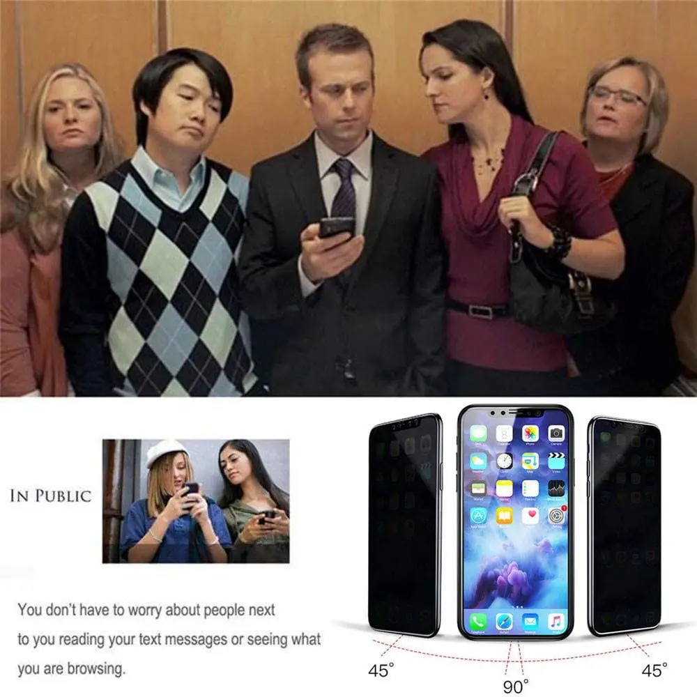 Чехол из закаленного стекла 9H для iPhone 5 6 6S 7 8 PLUS X XR XS Max Защита экрана 11 Pro защита от