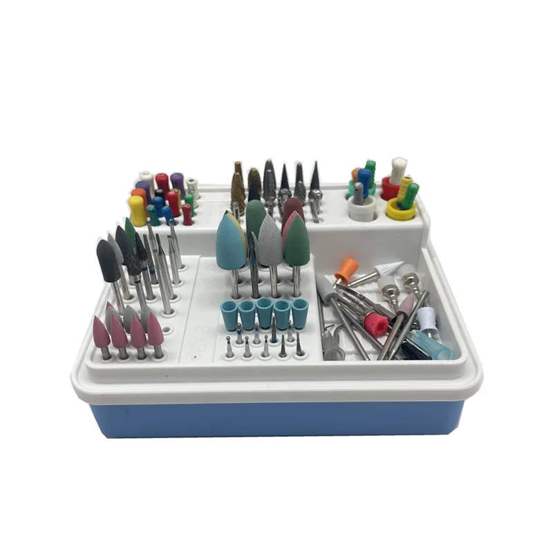 96 Holes Dental Endo Box Carbide Burs Diamond Drill Placement Plastic Implant Holder Sterilize Case Disinfection |
