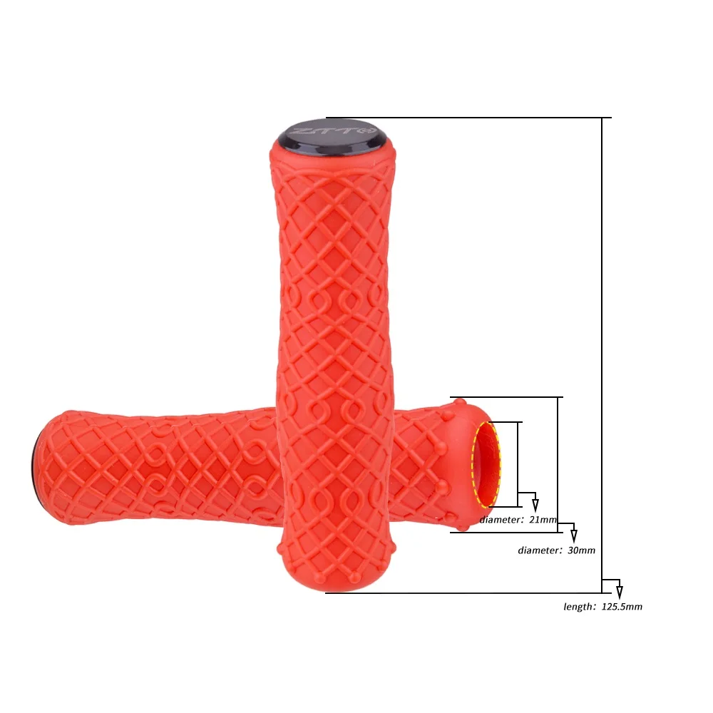 Прочная рукоятка из чистого силикона и геля противоударные ручки для руля