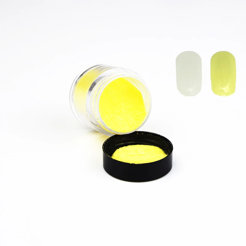 yellow 01 Nail Art forpretty акриловый пигмент погружающийся порошок Cameleon цвет Dip система хамелеонпигмент Unhas эффект поставки термокромический - Цвет: yellow 01