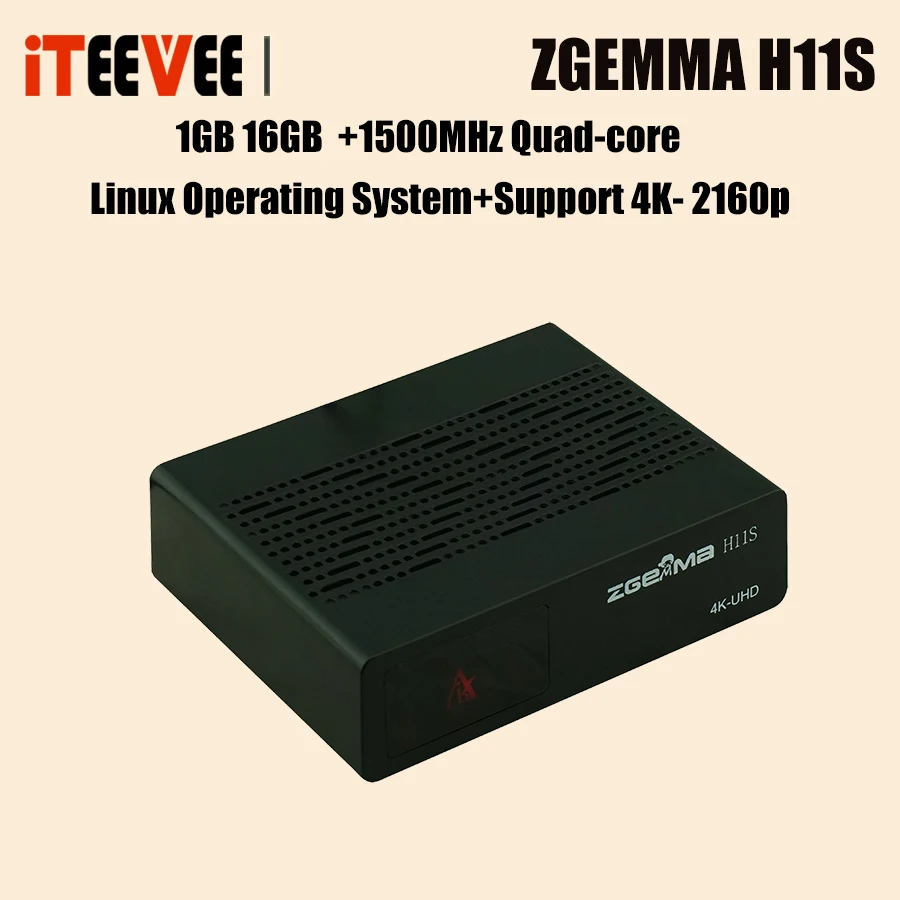 3 шт. Zgemma-Star ZGEMMA H11S DVB-S2X 4K UHD 2160P Поддержка спутниковый ТВ-приемник Система Linux H.264 и