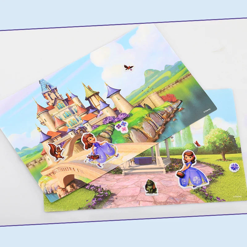 Наклейки Принцесса Софии Disney стикеры ручной работы для детей Мультяшные