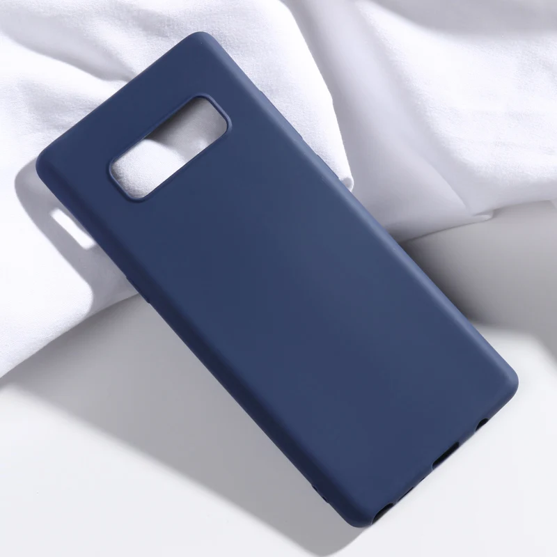 Мягкий силиконовый чехол ярких цветов для samsung Galaxy Note 8 N950F N950FD N950W N9500 N950 задняя
