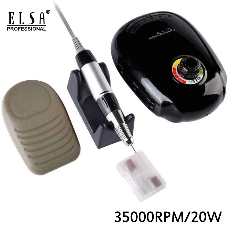Профессиональная электрическая дрель для ногтей 35000 об/мин портативная
