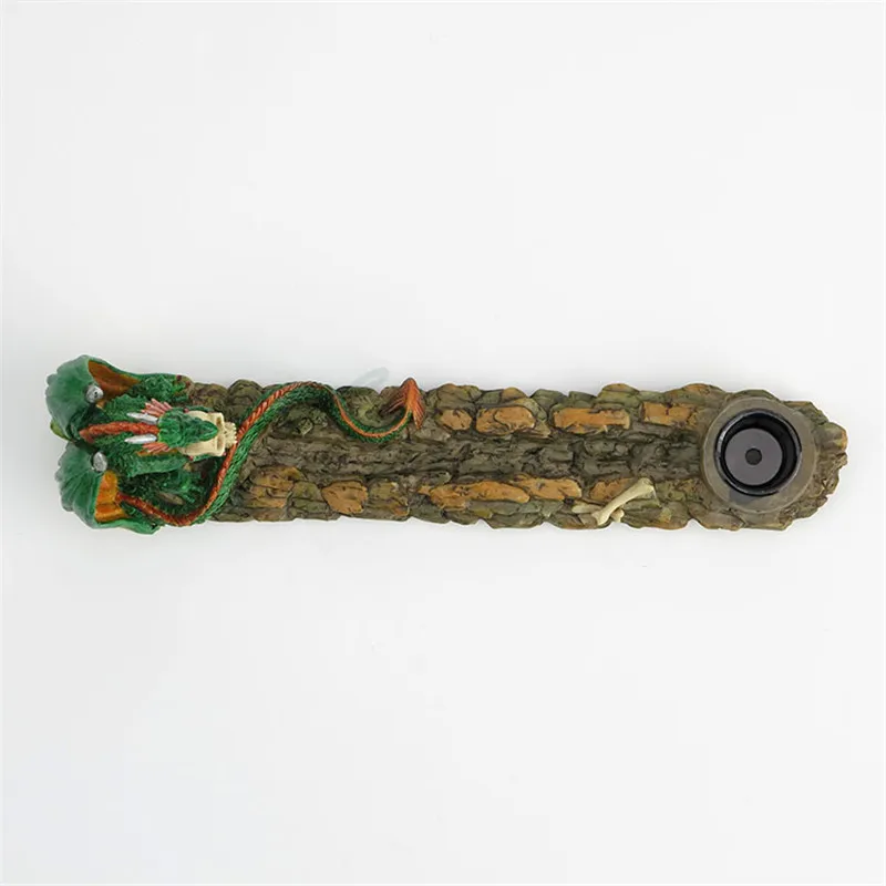 Европейский подсвечник с изображением дракона и черепа Художественная