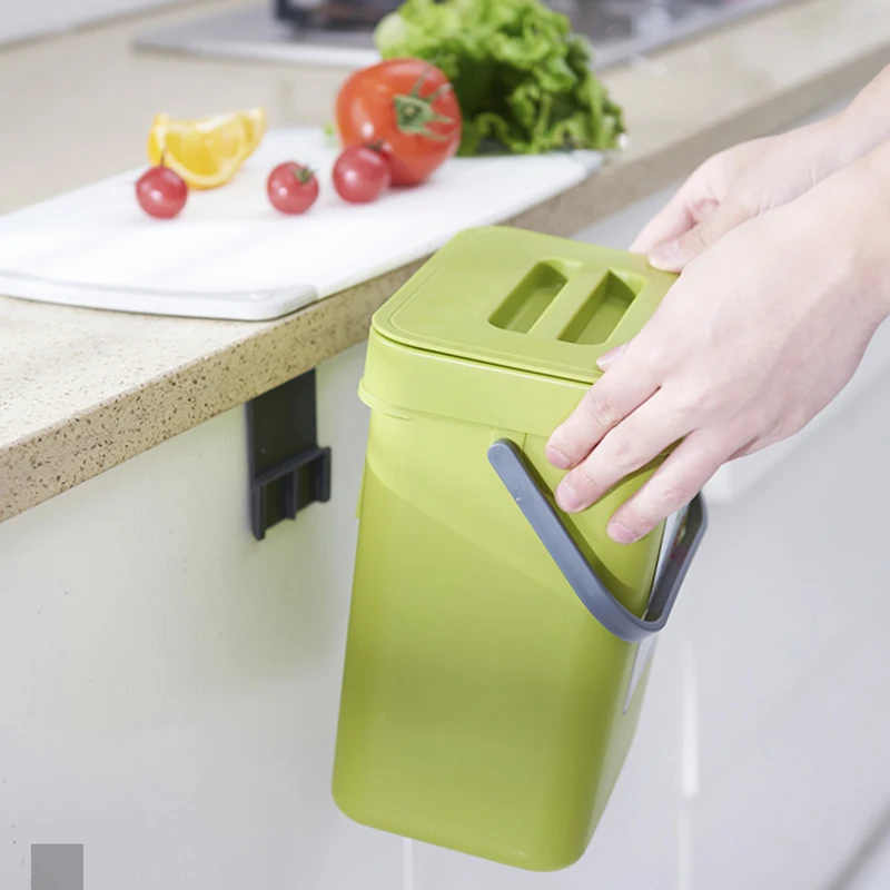 Настенный подвесной мусорный ящик для мусора кухонный шкаф дверь подвесное