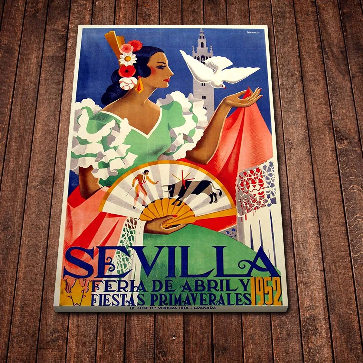 Современная Севилья ярмарка плакат настенная Картина на холсте картина и печать