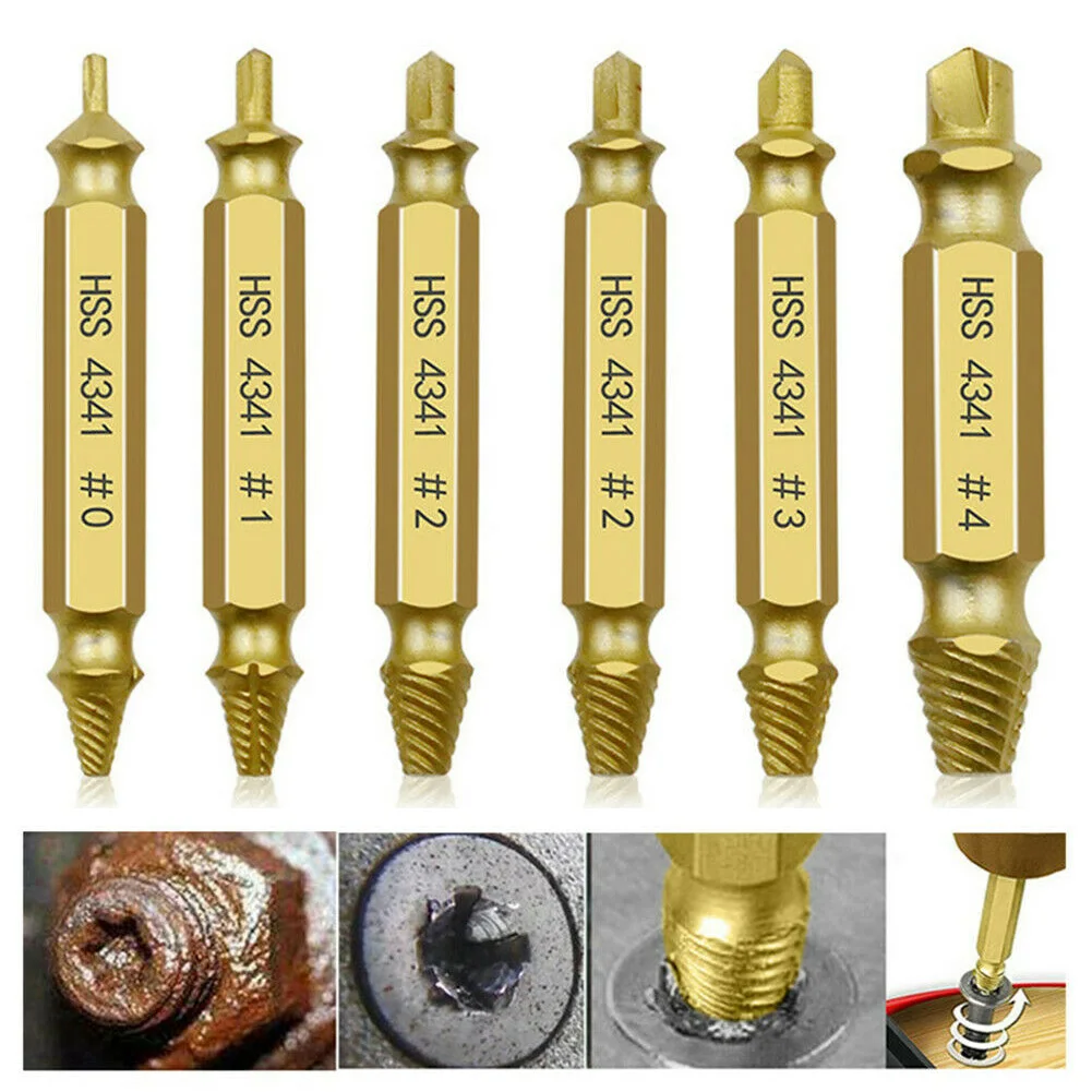 

Drill Bits Damaged Screw Extractor Remover Tool Deceleration Bit Speed Out