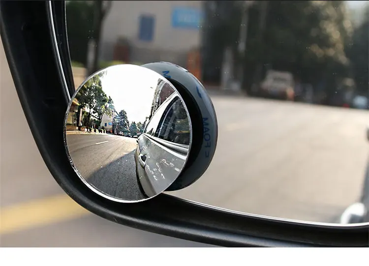 1 шт. Стайлинг автомобиля 360 градусов Безрамное Зеркало для слепых зон