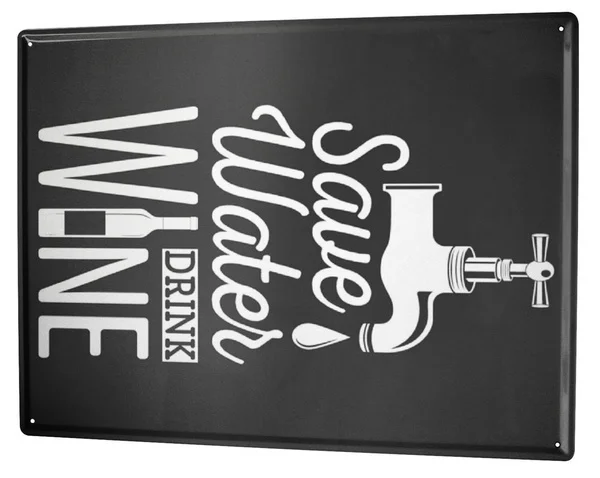 

Tin Sign Fun Ravtive Save Water