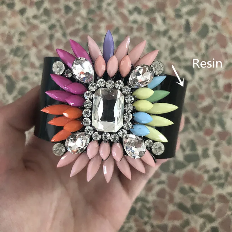 Resin bracelet Модные женские кольца свободного размера с регулируемым размером для женщин оптом - Цвет основного камня: Resin bracelet