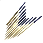 Набор инструментов для работы с металлом, плоский алмаз мини файлы, игла для покрытия, 10 шт., l29k