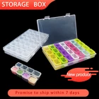 Ящик для хранения алмазной живописи, разделенный ящик для алмазной живописи, 56 ячеек, Алмазный артефакт, аксессуары для вышивки крестиком, 28 ячеек, коробка для деталей
