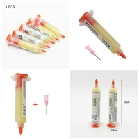 1pcs 10cc needle shaped with flexible tip flux grease repair solde pasteapply to phone repair welding