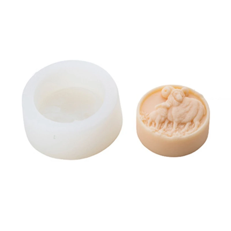 

3D Sheep Silicone Mold for Baking Chocolate Cake Dessert Mould Pastry Mousse Plaster Candle Making