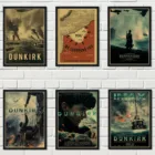Тема исторической войны, ретро постер из крафт-бумаги Dunkirk, настенное художественное украшение, живопись, настенные наклейки, украшение для бара и кафе a75