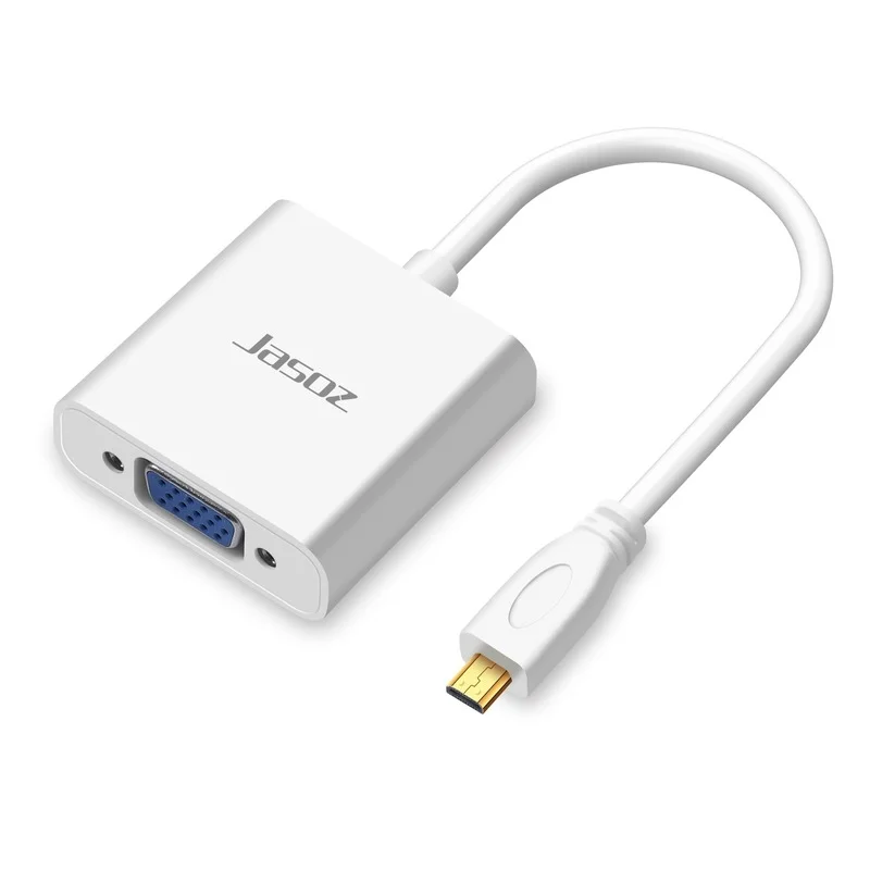 

G111 Micro HDMI-compatible To VGA Converter Micro/VGA Conversion Line Oxygen-free Copper Core 1080P