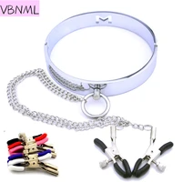 vbnml alloy m collar neck ring milk clip sex tools for women sex toys breast clips games sets adults products erotic sex bdsm